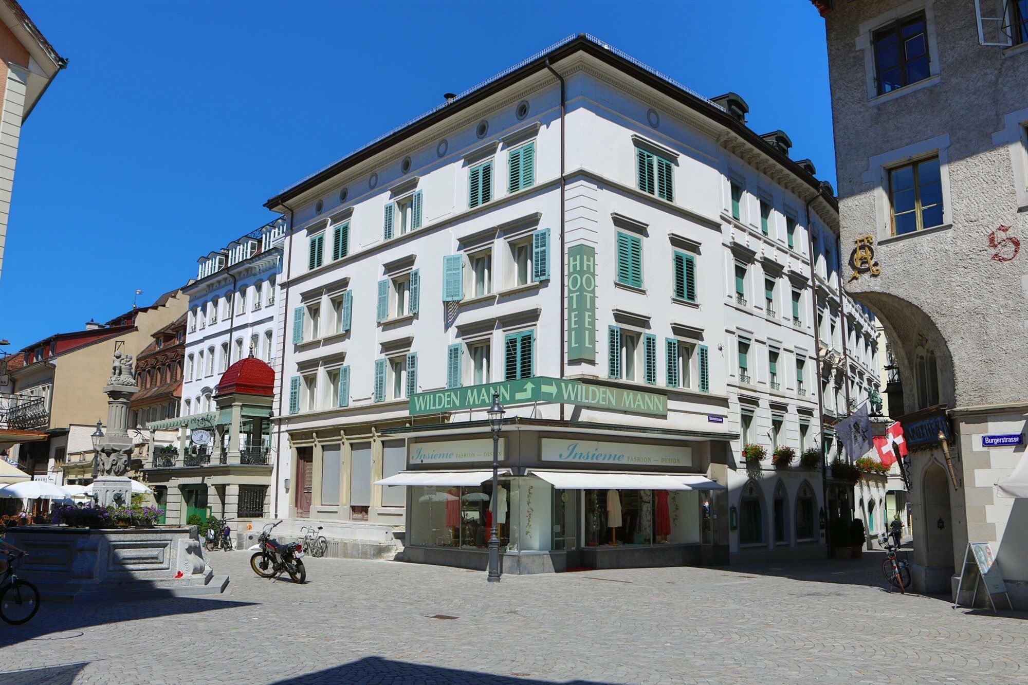 Romantik Hotel Wilden Mann Luzern Exterior foto